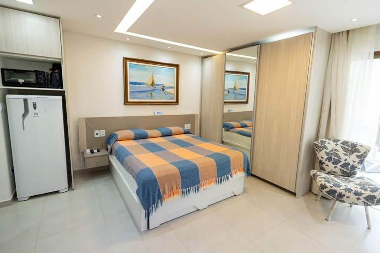 Room 5, Studio Beira-mar com Vista no Jardim Atl Ntico, Ilhéus