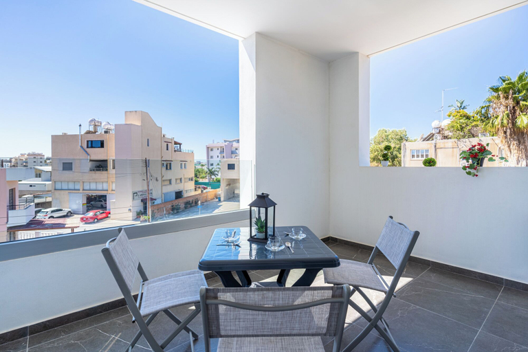 Balcony, Kmeidos 1-BR Apt & Balcony in Larnaca, Larnaca