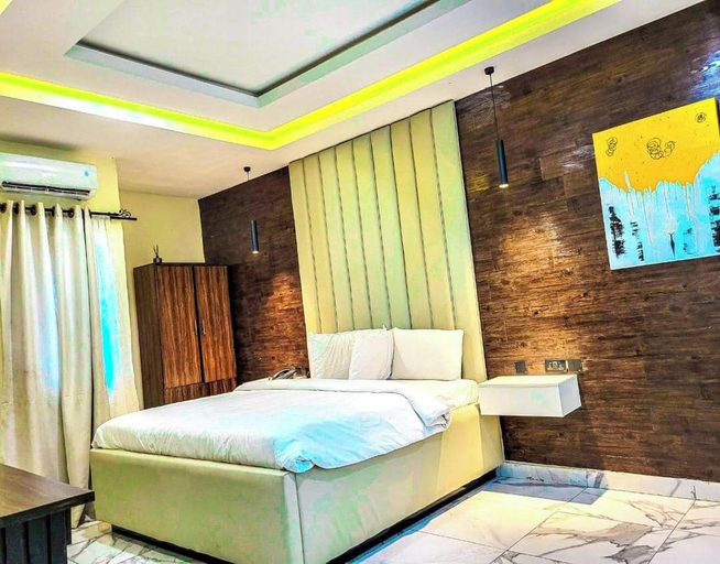 Room 2, The Waves Apartment, Surulere