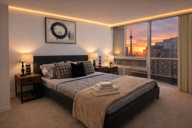 Room 3, Skyview Haven Stay, Toronto