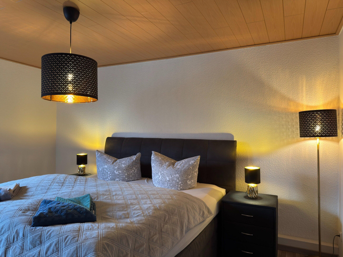 Bedroom 3, Ferienhaus mit Kamin in Thale-friedrichsbrunn, Harz