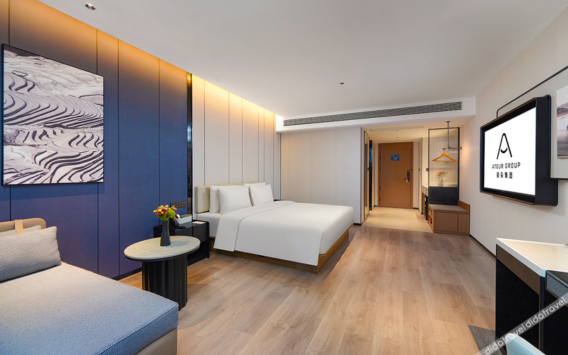 Bedroom 2, Atour Hotel Kunming Tongde Plaza Beijing Road, Kunming