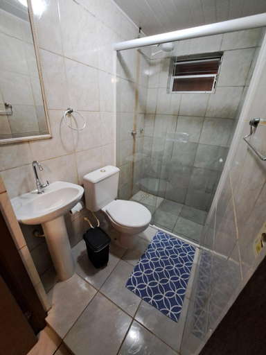 Bathroom, Aeropouso Pousada Executiva, Florianopolis