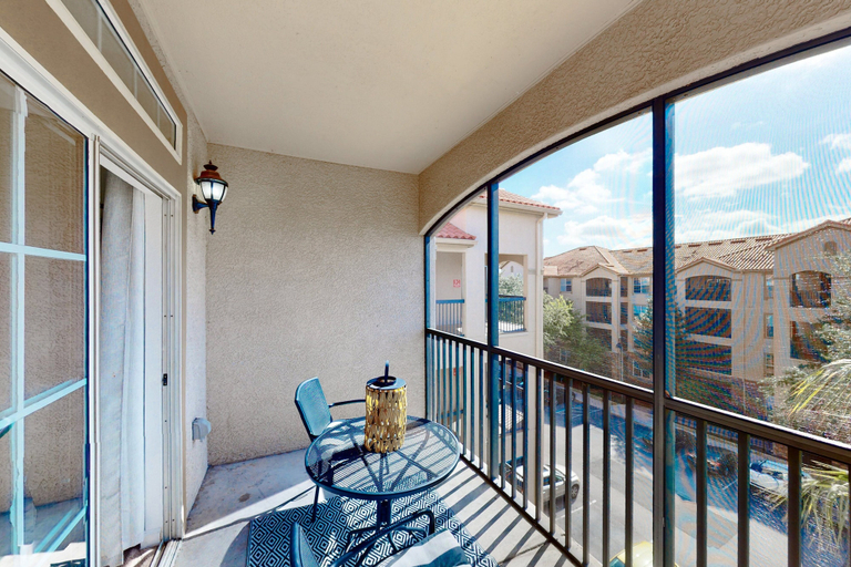 View from room 2, Calm Condo With Pool, hot Tub, Balcony, Cabana, & Kitchen - Snowbird-friendly, Osceola