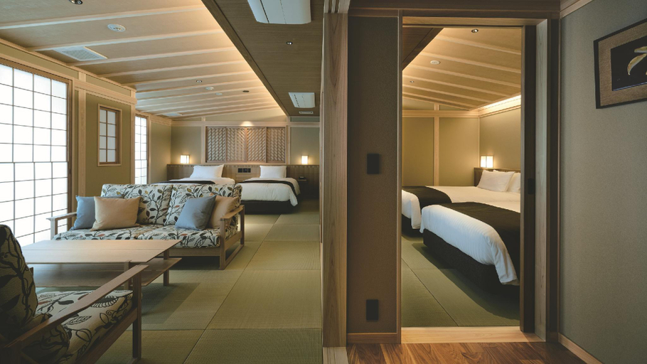 Bedroom 2, Hotel Kowakuen, Matsuyama