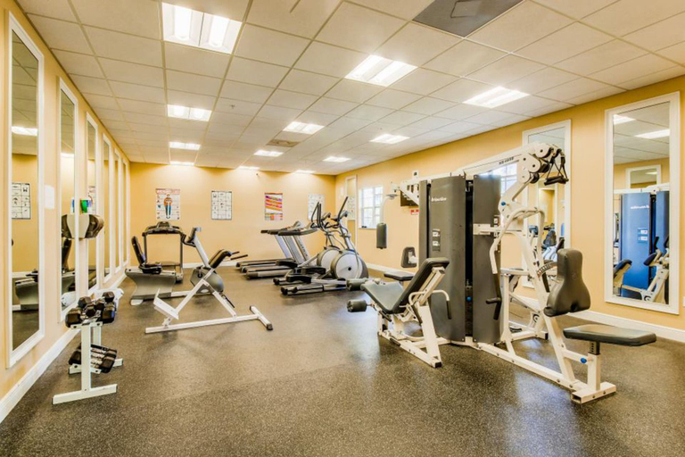 Fitness facility, Bright, Centrally-located Getaway With a Pool, Clubhouse, & Fast Wifi, Osceola