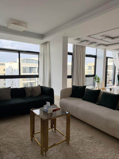 Living area 2, ALSAWAH Urban 3BR 5A by Waterway, New Cairo City