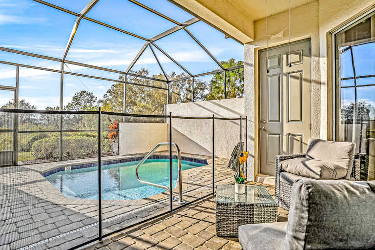 View from room, Dog-friendly Townhome With Private Pool, Screened Lanai, Fast Wifi, W/d, AC, Polk