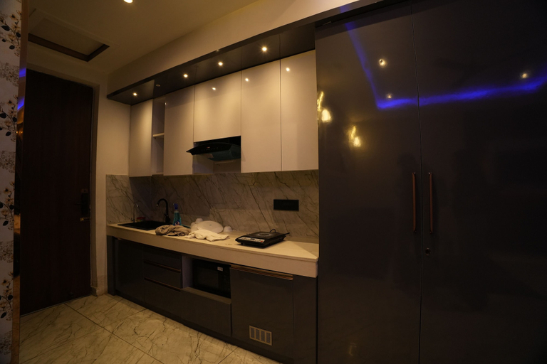 Private kitchen 2, Namaste B&B With Jacuzzi I Noida, Gautam Buddha Nagar