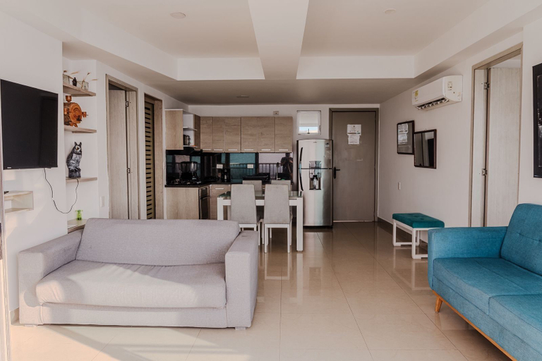 Living area, BEACH APARMENT, Cartagena de Indias