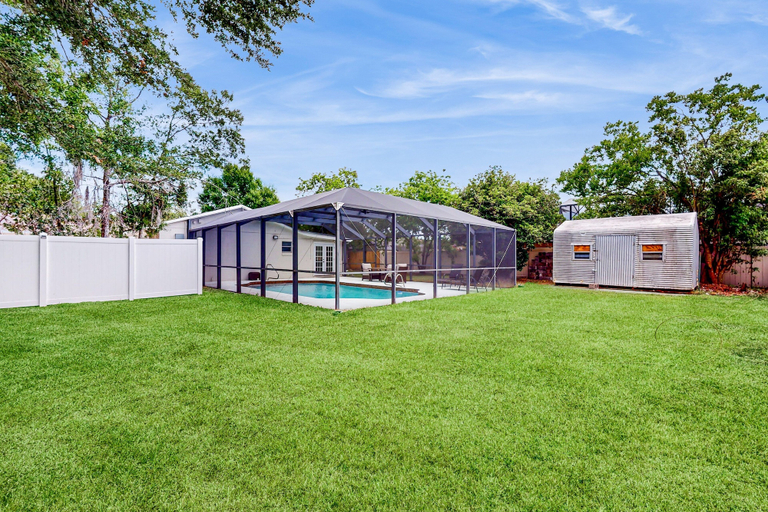 Exterior 3, Single-story House With Private Pool, Alfresco Dining, & Lanai - Dog-friendly, Osceola