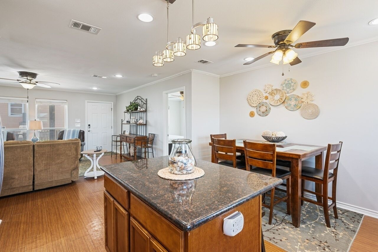 Dining 3, Crystal Blue 3 Bedroom Home, Galveston