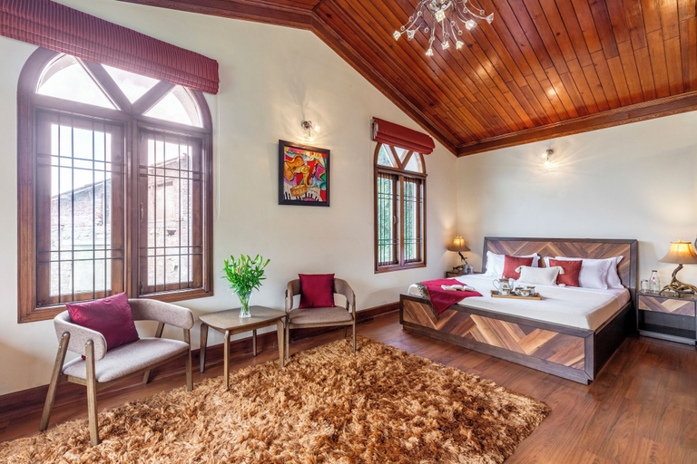 Room 4, ELIVAAS 3 BHK with lounge The Meadow, Nainital