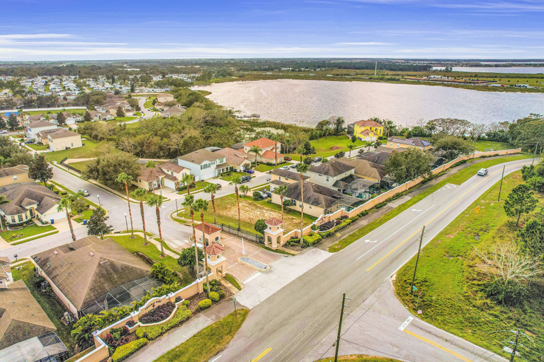 Aerial view 5, Vibrant Modern Home With Private Pool, Spa, Lanai & Expansive Game Room, Polk