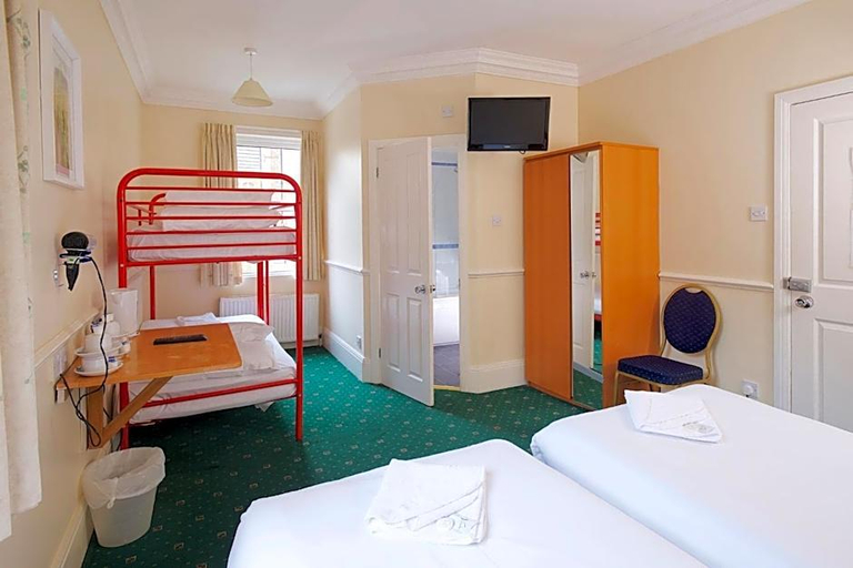 Bedroom 3, The Maemar Hotel, Poole