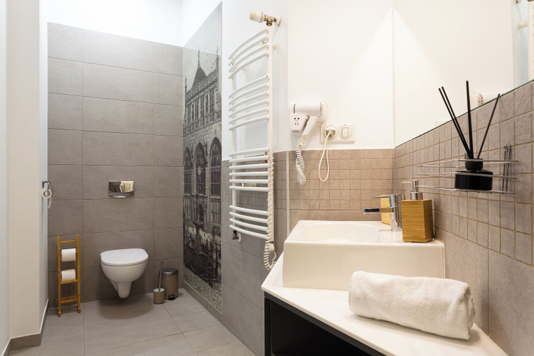 Bathroom 5, Moon Apartments Gdańsk, Gdańsk City