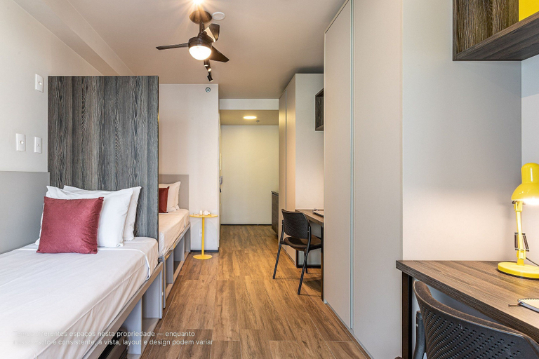 Bedroom 4, Share Consolação by Viva - Prédio completo na Consolação com piscina no rooftop próx ao Mackenzie, São Paulo