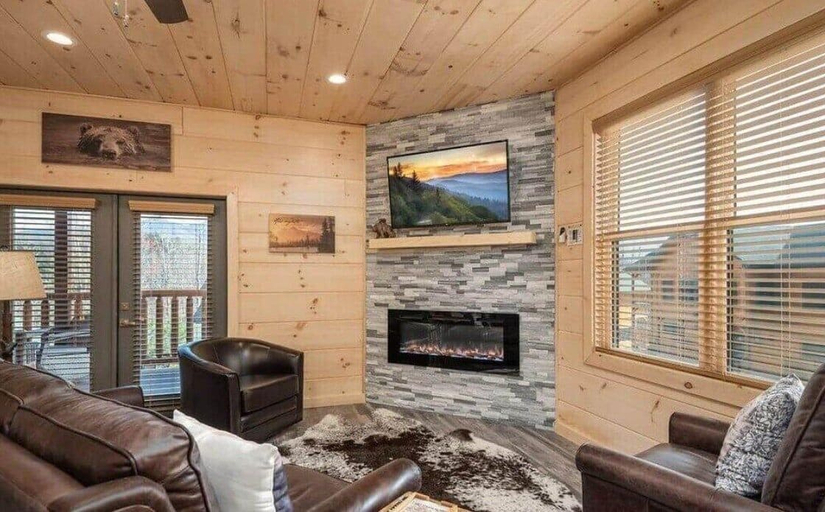 Living area 3, Majestic Vista 3 Bedroom Cabin, Sevier