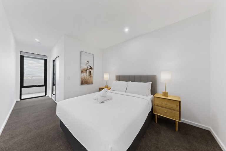 Bedroom 3, Brand-New 3-Bed Apartment with Scenic Views, Perth