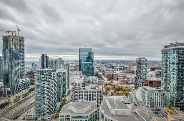 Aerial view, The Janice Suites Downtown, Toronto