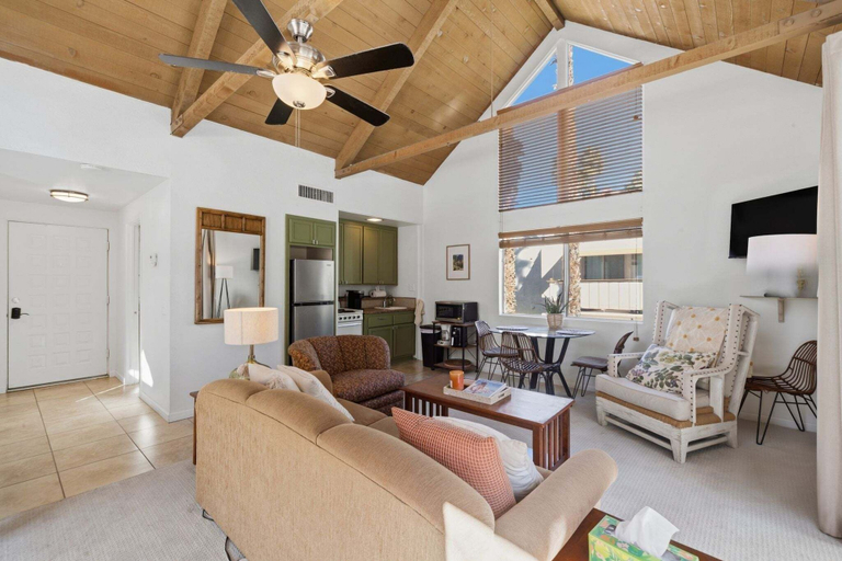 Living area 2, Desert Escape With Private Balcony Condo, Riverside