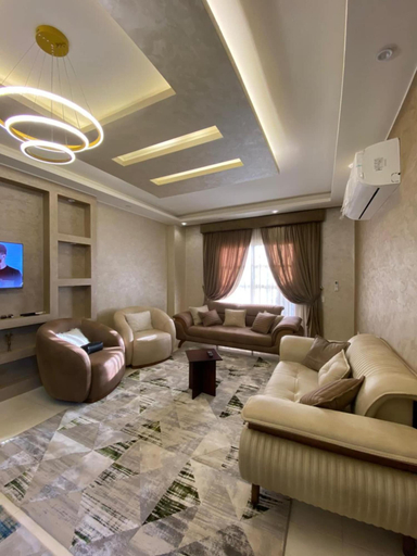 Living area 3, ALSAWAH 3BR Garden Apartment - New Cairo, New Cairo City