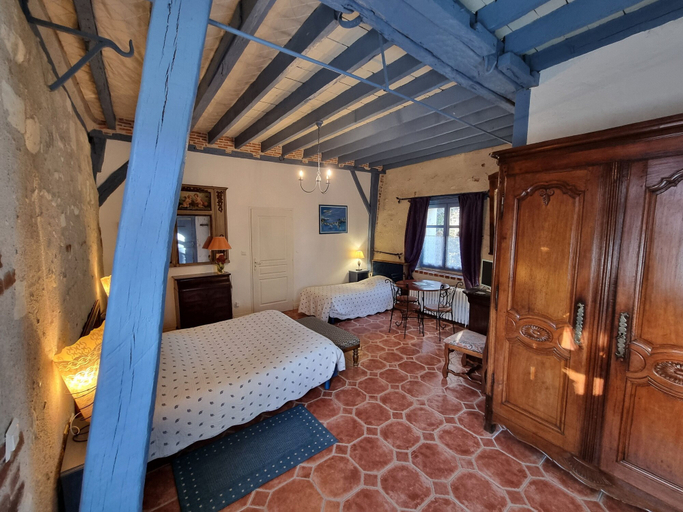 Bedroom 4, Le Manoir de la Maison Blanche, Indre-et-Loire