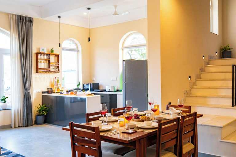 Dining 5, ELIVAAS Vaikunth 3BHK Villa Getaway, Udaipur
