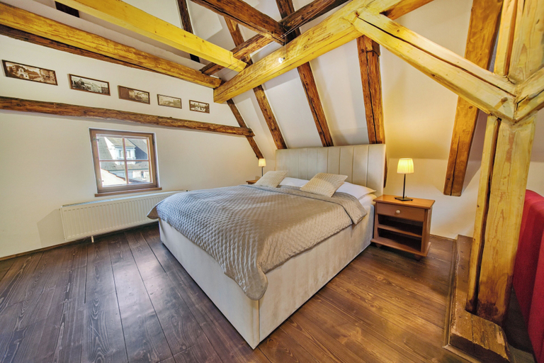 Bedroom 3, Hotel-Restaurant Svamberský Dum, Český Krumlov