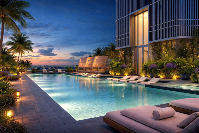 Pool 3, The Downtown Escape Suites, Miami-Dade