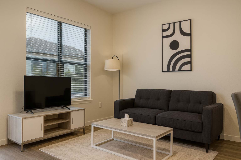 Living area 4, Boulevard Stays - Tempe ASU, Maricopa