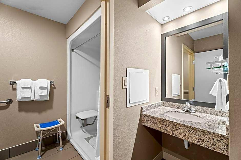 Bathroom 3, Greenstay Inn & Suites CourtView , Greene
