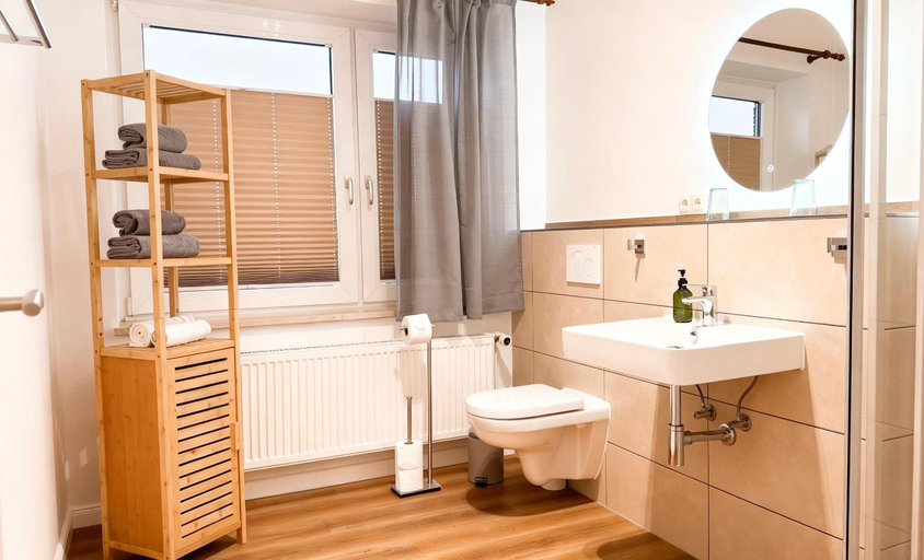 Bathroom, Straendhus Bed&Breakfast, Schleswig-Flensburg