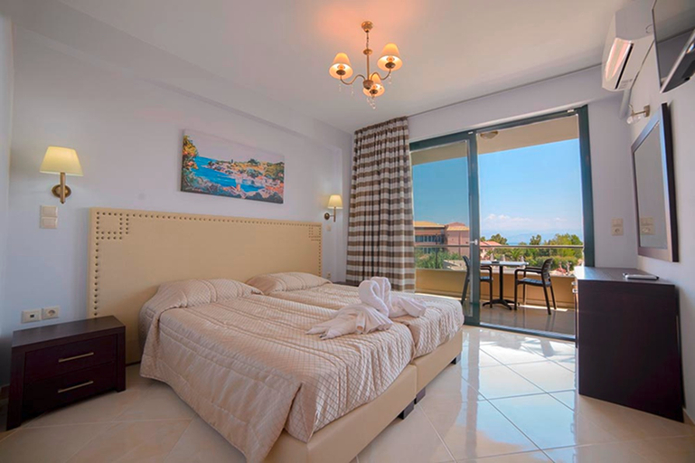 Bedroom 3, Angela Beach Hotel, Ionian Islands