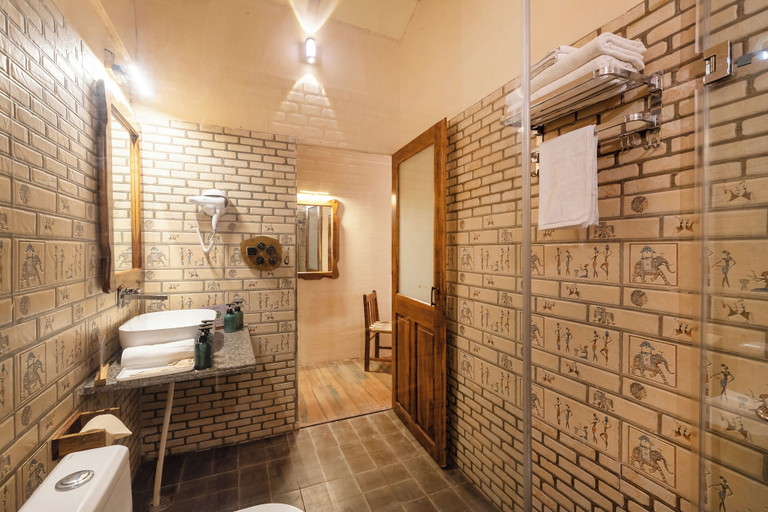 Bathroom 3, Bagh Serai by Alaya Stays, Sawai Madhopur