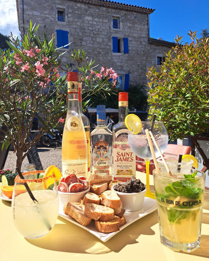 Food & Drinks 5, Hotel La Garenne, Ardèche