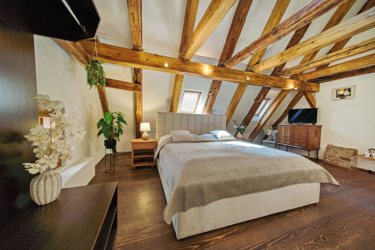 Bedroom 3, Hotel Svamberský Dum, Český Krumlov