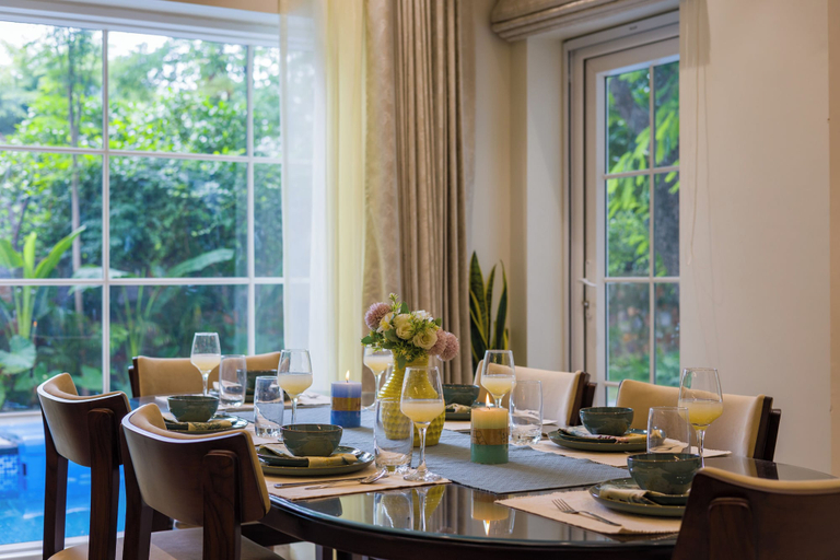 Dining 3, ELIVAAS Varsha Greens 4 BHK with Pool, Mewat