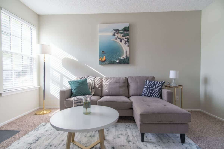 Living area 5, Boulevard Stays - North Dallas, Collin