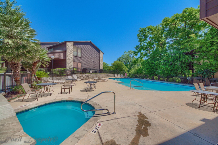 Pool, Cw B102 Graham Haus 2 Bedroom Condo, Comal