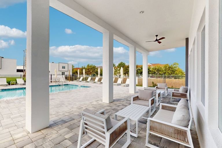 Terrace/patio 2, Modern Townhouse With Private Pool Near Disney & Top Attractions, Polk