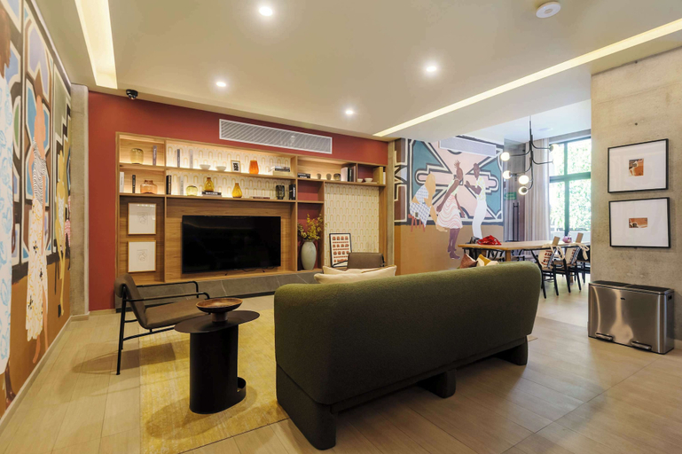 Room 3, w Urban Vibes 1BR w Balcony in Tabacalera, Mexico City