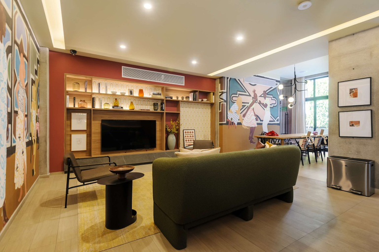 Room 5, w Modern Cozy 1BR w Terrace in Tabacalera, Mexico City