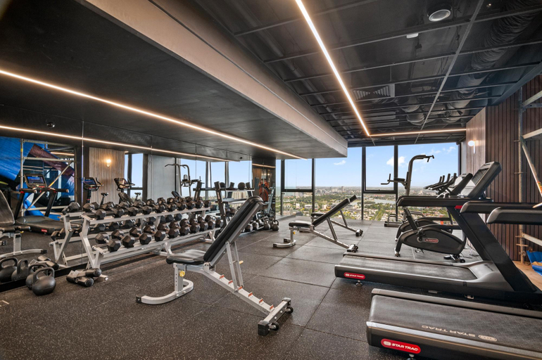 Gym/fitness, Central Southbank Apartment with Pool Access, Melbourne