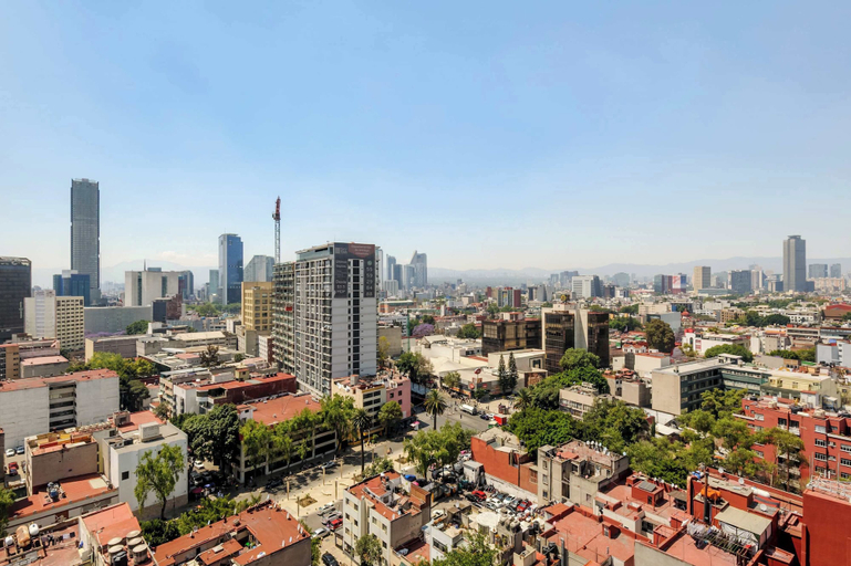 Room 5, w Urban Vibes 1BR w Balcony in Tabacalera, Mexico City