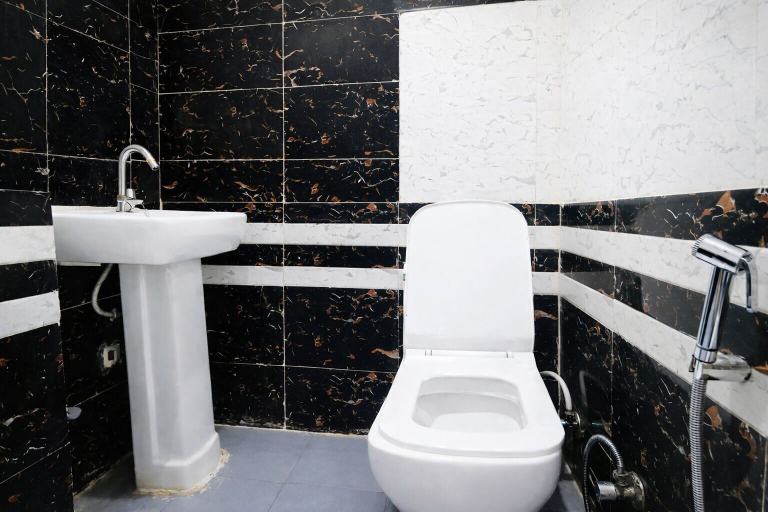 Bathroom 5, Mauryan Express Hotel Lajpat Nagar, Delhi