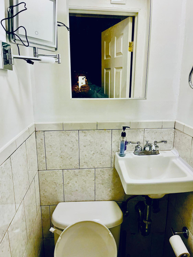 Bathroom 2, Large 3-Bedrooms/2-Bath Apt, One Block to Train, New York