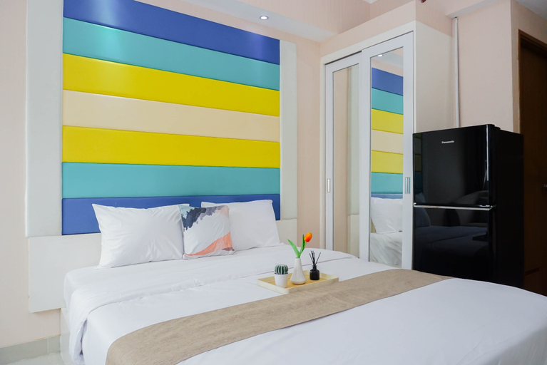 Bedroom 4, Enjoy Restful Living in Studio Room at Apartment Oasis Cikarang By Travelio, Cikarang