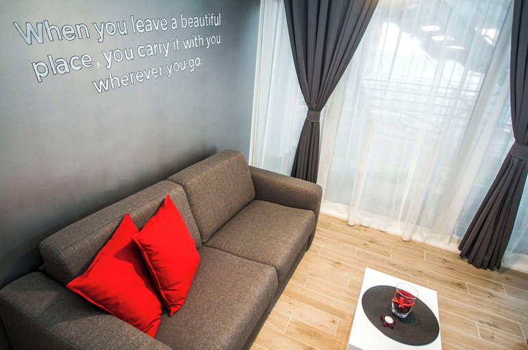Living area 3, Idro apartments directly at the beach, Split