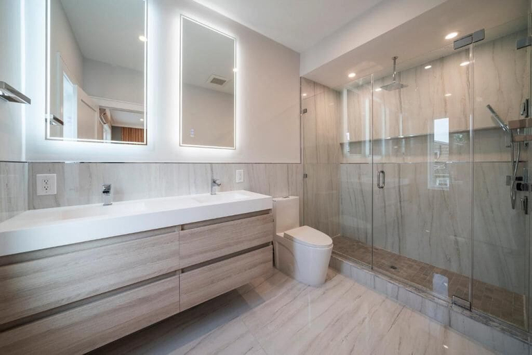 Bathroom 2, Modern 4BR 2.5BA Duplex For NYC, Jersey City